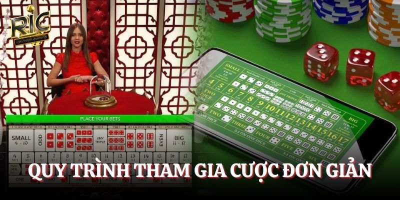 Quy trình tham gia trải nghiệm cược đơn giản