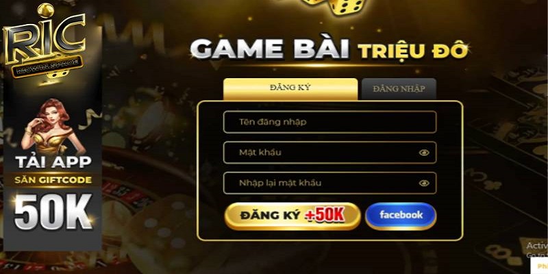 Thông tin đăng ký tài khoản Ric Win cá cược cần chuẩn xác